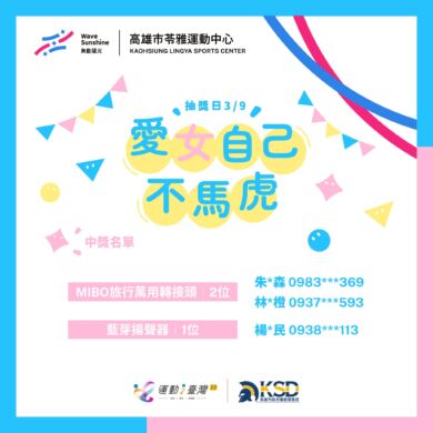 【🌸愛女自己｜週年慶前哨站摸彩活動 | 𝟯/𝟬𝟵 中獎名單 】